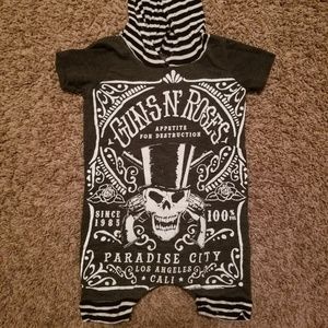 Guns N Roses Romper 12mo